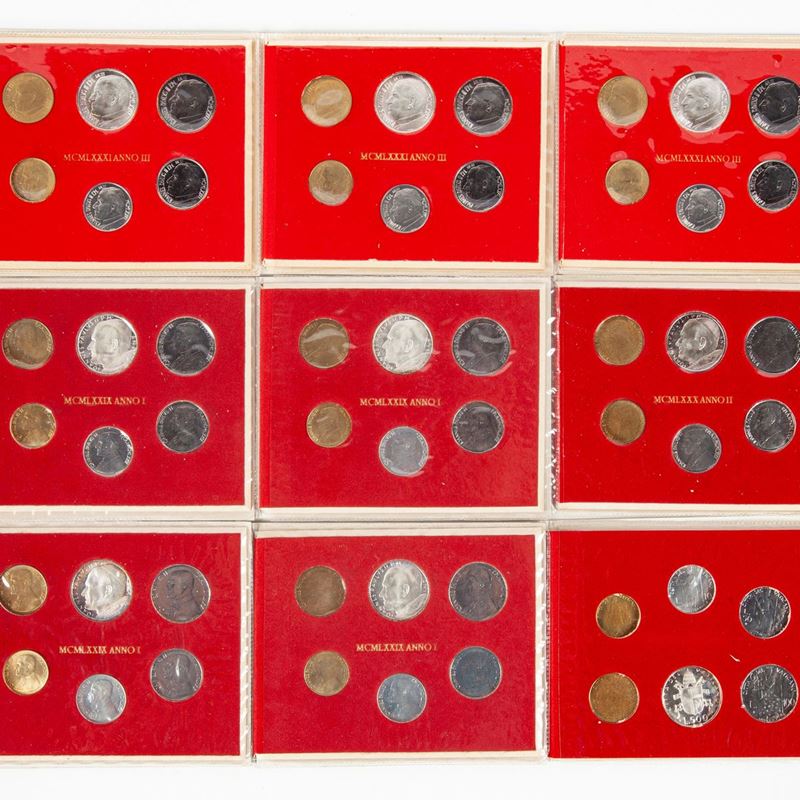 Lotto 9 Serie Divisionali Annuali 1979 Anno i (4); 1980 Anno II (2); 1981 Anno III (3) Giovanni P...