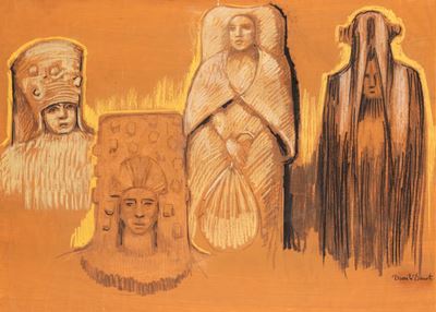 Senza Titolo (disegno per Costumi di Scena)