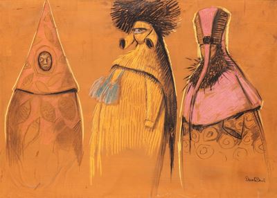 Senza Titolo (disegno per Costumi di Scena)