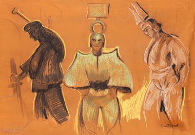Senza Titolo (disegno per Costumi di Scena)