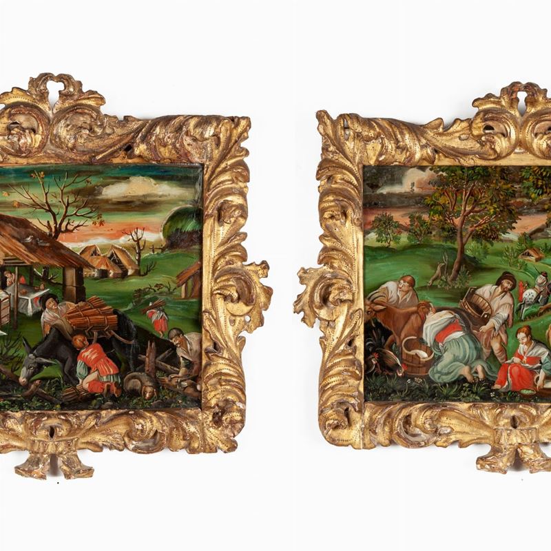 Francesco dal Ponte Detto Bassano - Le Stagioni, Primavera e Autunno