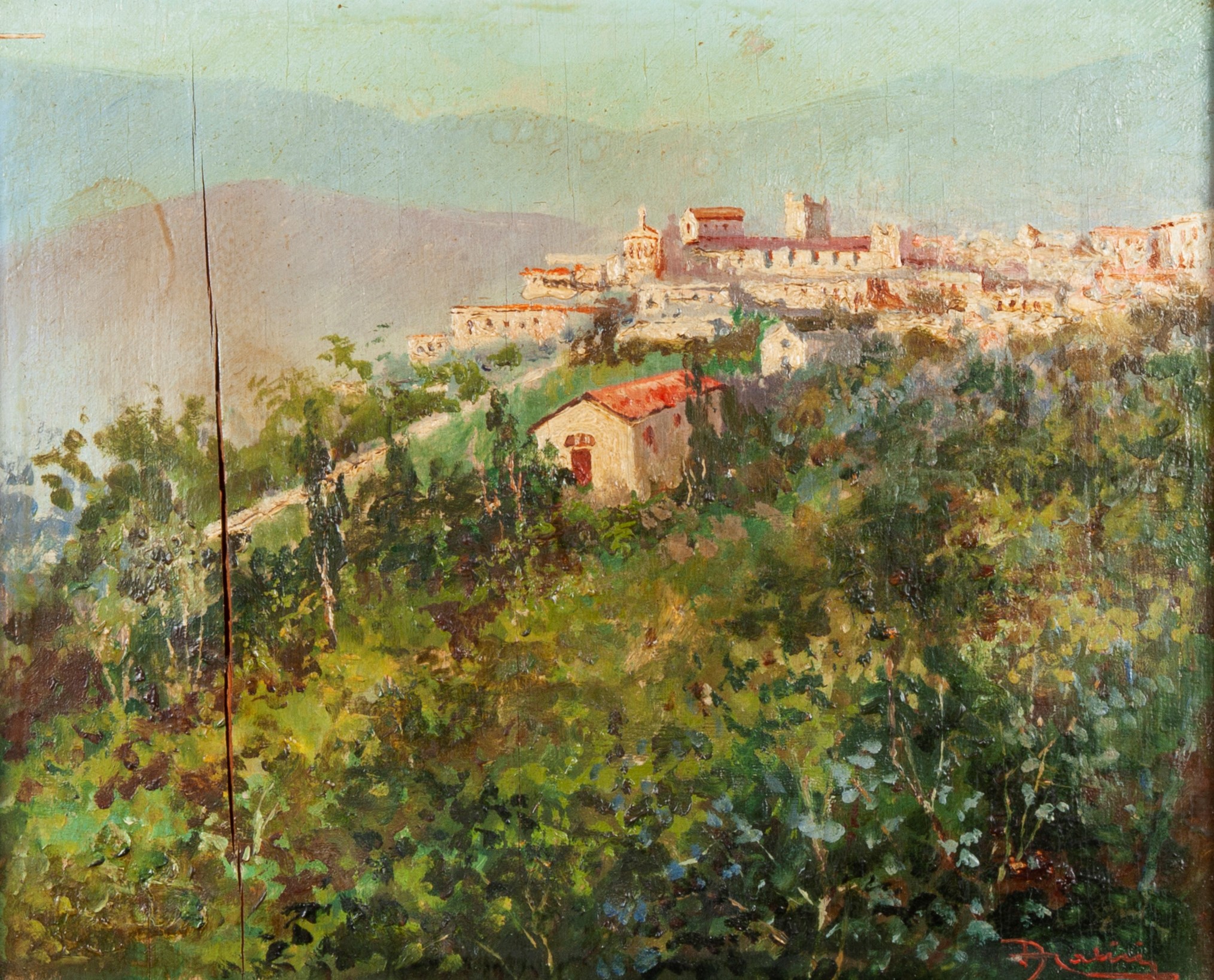 Pittore del XIX Secolo - Paese Laziale