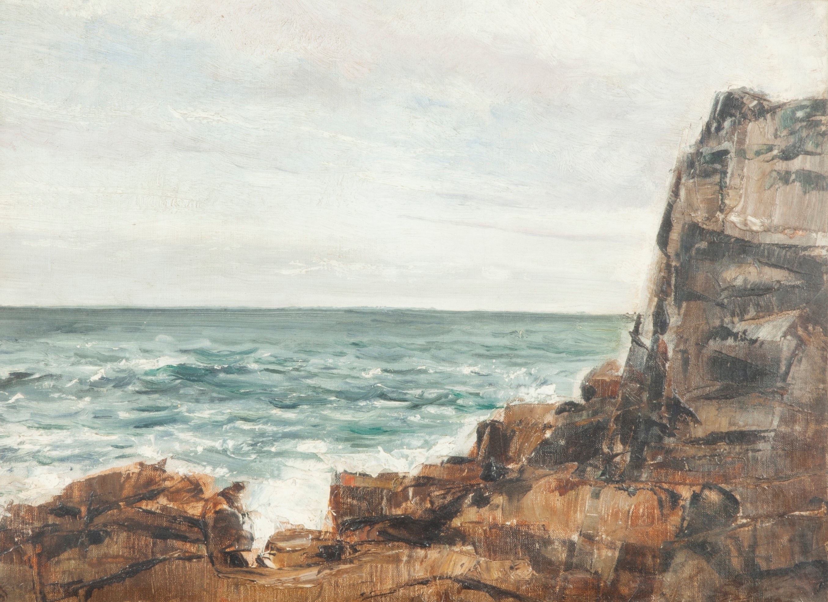 Veduta marina della Normandia