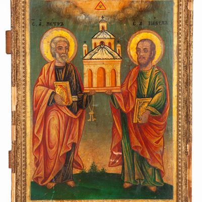 Icona Raffigurante i Santi Pietro e Paolo