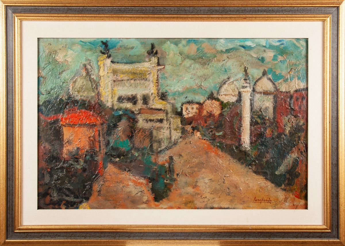Domenico Purificato - Veduta di Roma