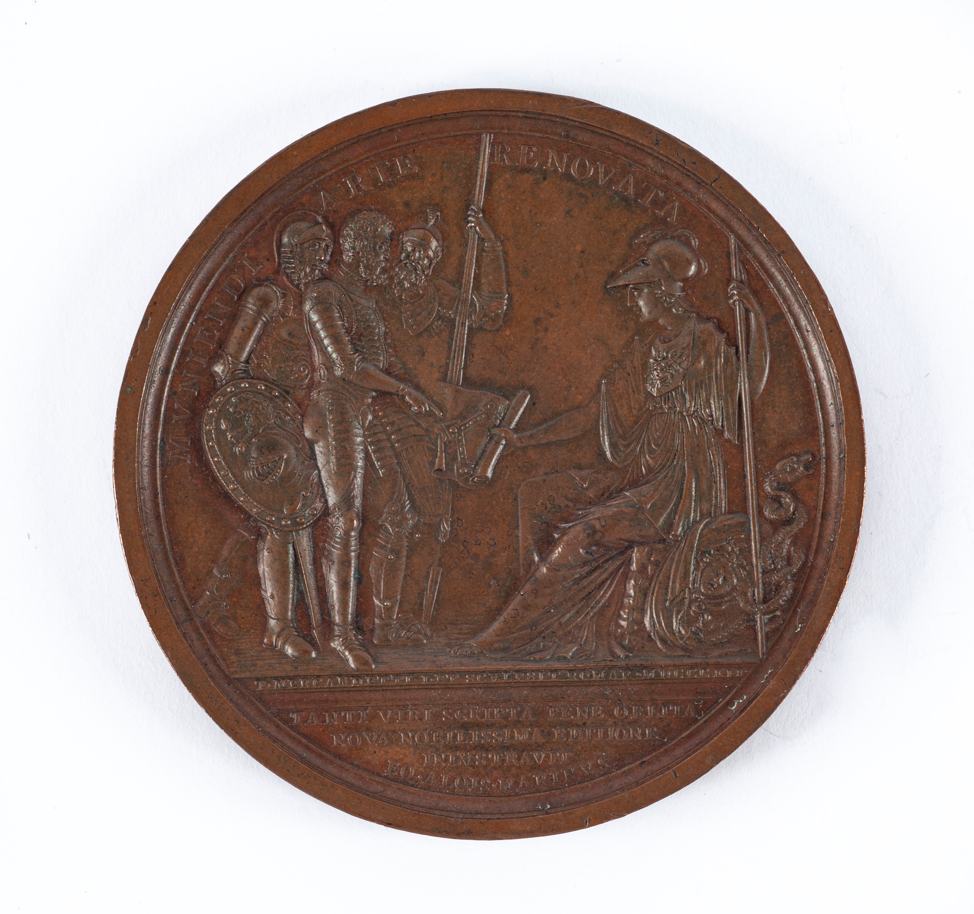 Tommaso Mercandetti - Medaglia in Bronzo del 1819 di Francesco De Marchi (1504-1576)