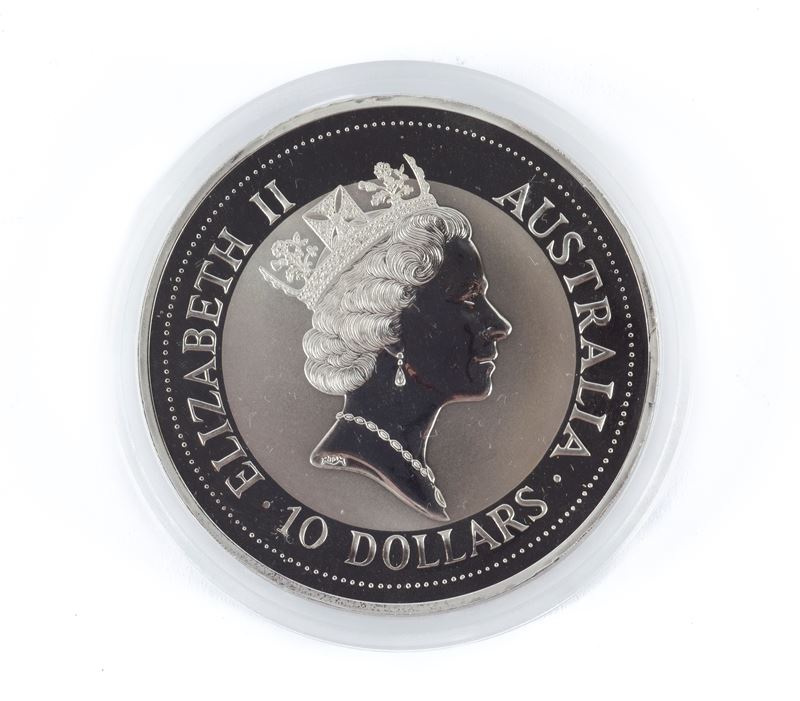 10 Dollari Kookaburra 1992 Elisabetta II Australia