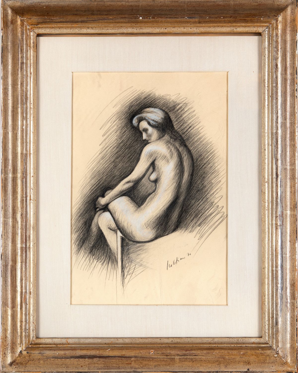 Gregorio Sciltian - Nudo di Donna Seduta