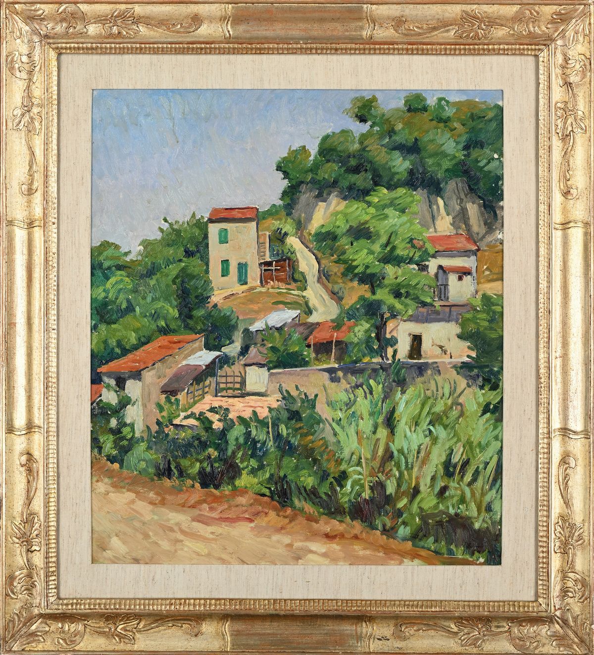 Giuseppe Malagodi - Paesaggio con Casolari
