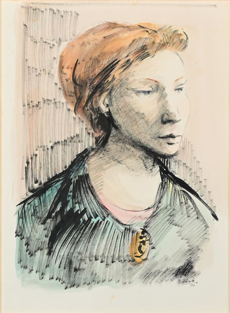 Domenico Purificato - Ritratto di Donna