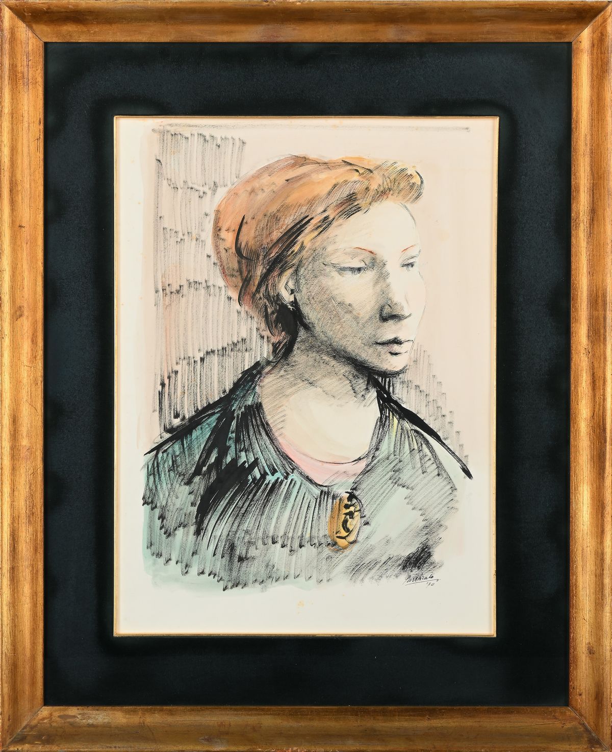Domenico Purificato - Ritratto di Donna