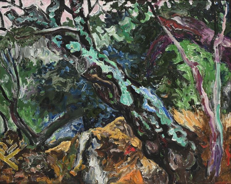Carlo Levi - Bosco con Albero