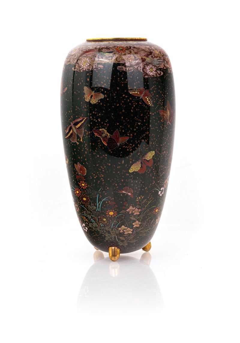 Vaso in Rame Smaltato, Giappone