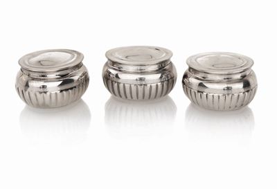 Tre Portapillole in Argento 925