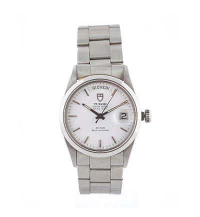 Tudor Oyster Prince Date-day in Acciaio