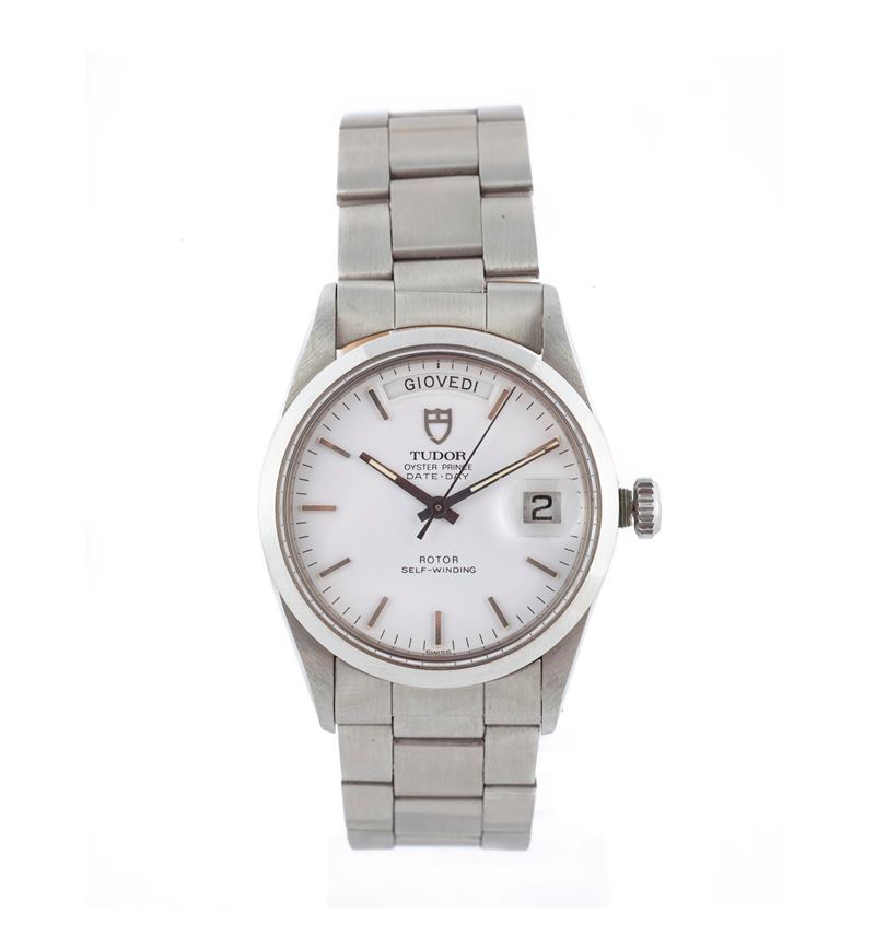Tudor Oyster Prince Date-day in Acciaio