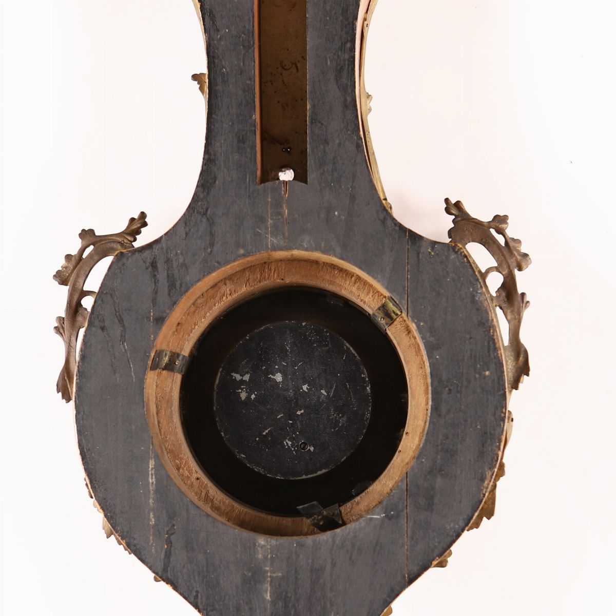 Barometro e Termometro in Legno Dipinto, XIX Secolo