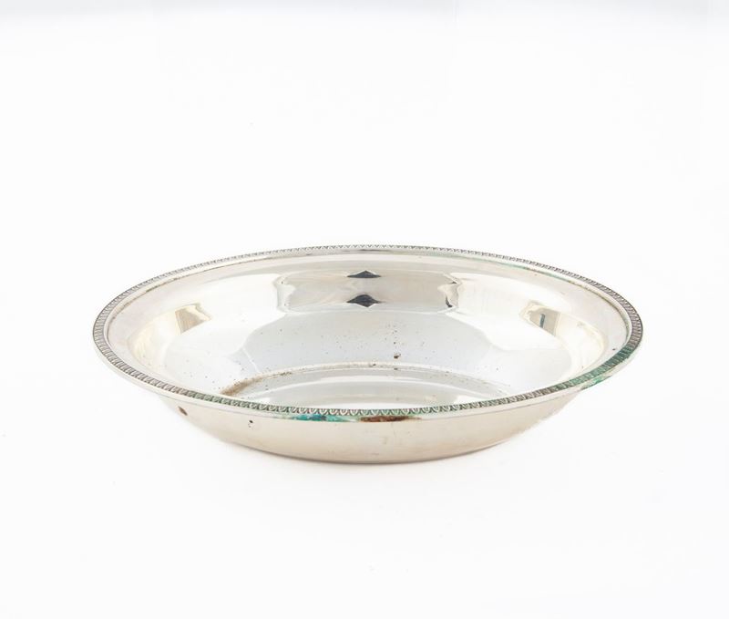 Vaschetta Ovale in Argento, Fornari, Roma