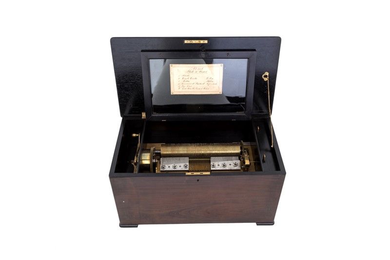 Rara Scatola Musicale Organetto e Carillon Attribuita alla Produzione di Baptiste-antoine Bremond...