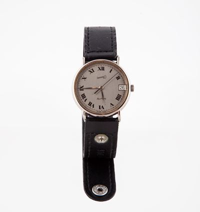Eberhard Royal Quartz 280010 - Orologio da Polso al Quarzo Unisex in Acciaio con Datario