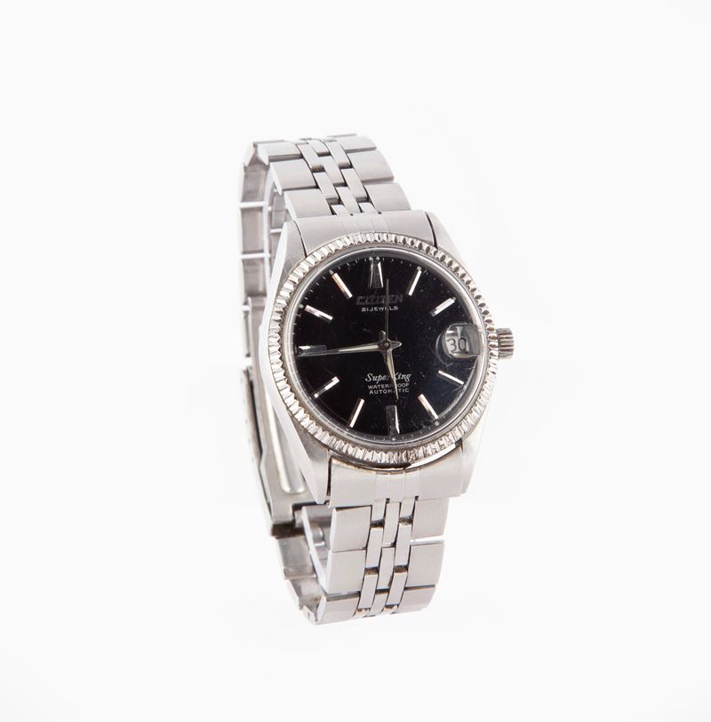 Citizen Superking 21jewels - Orologio da Polso Meccanico Automatico da Uomo in Acciaio con Datari...