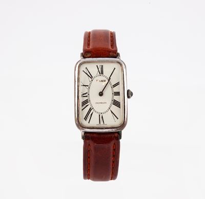 Teamer - Orologio da Polso a Carica Meccanica da Uomo con Cassa Incabloc in Argento 800/000