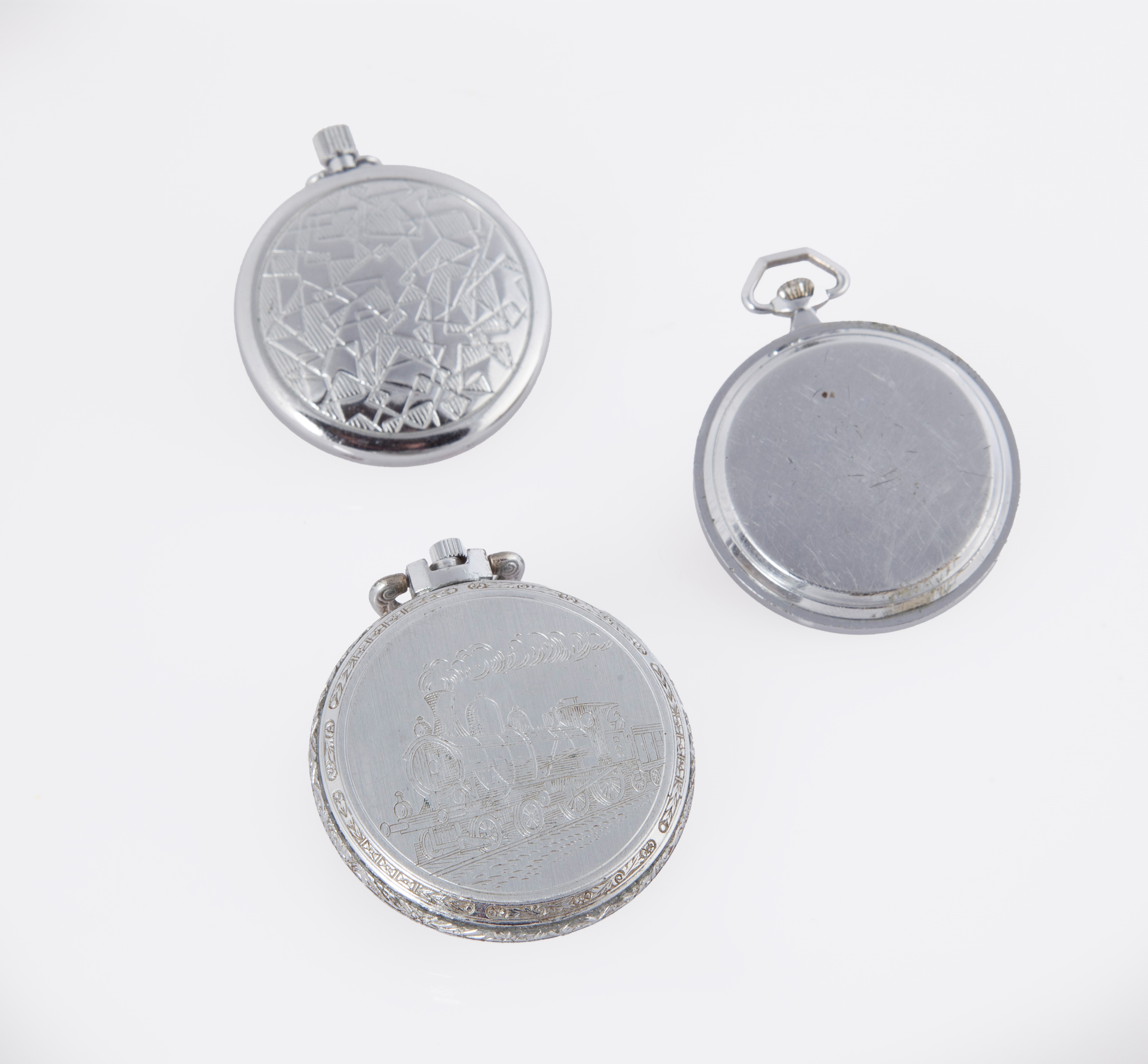 Alpes - Orologio da Tasca da Uomo a Carica Remontoir in Metallo Cromato Anni '30/'40
