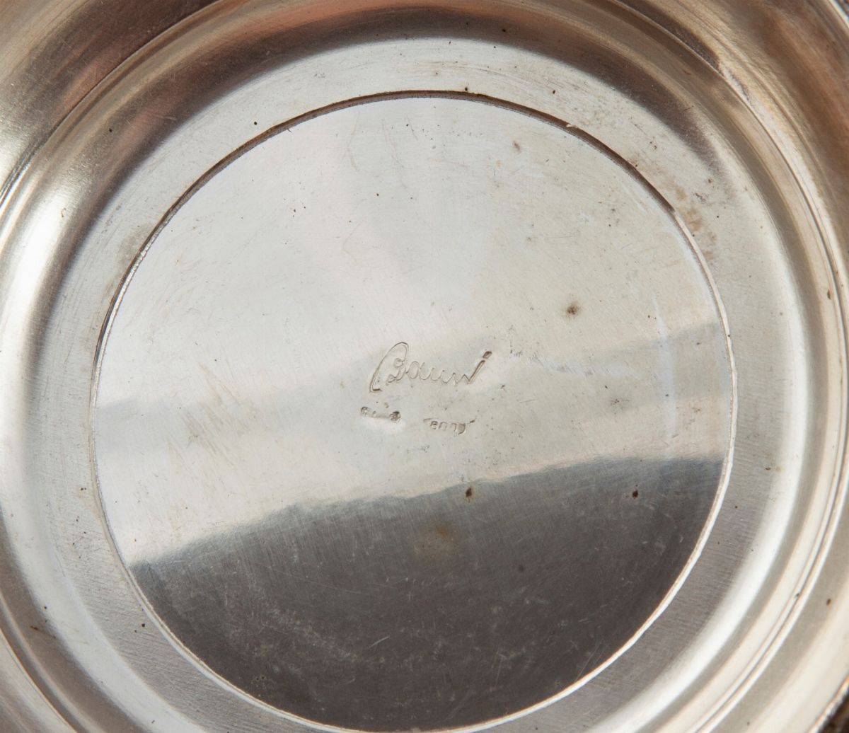 Porta Caviale in Vetro e Argento