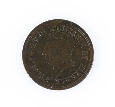 8 Tornesi 1817 Napoli Ferdinando i di Borbone Regno delle Due Sicilie