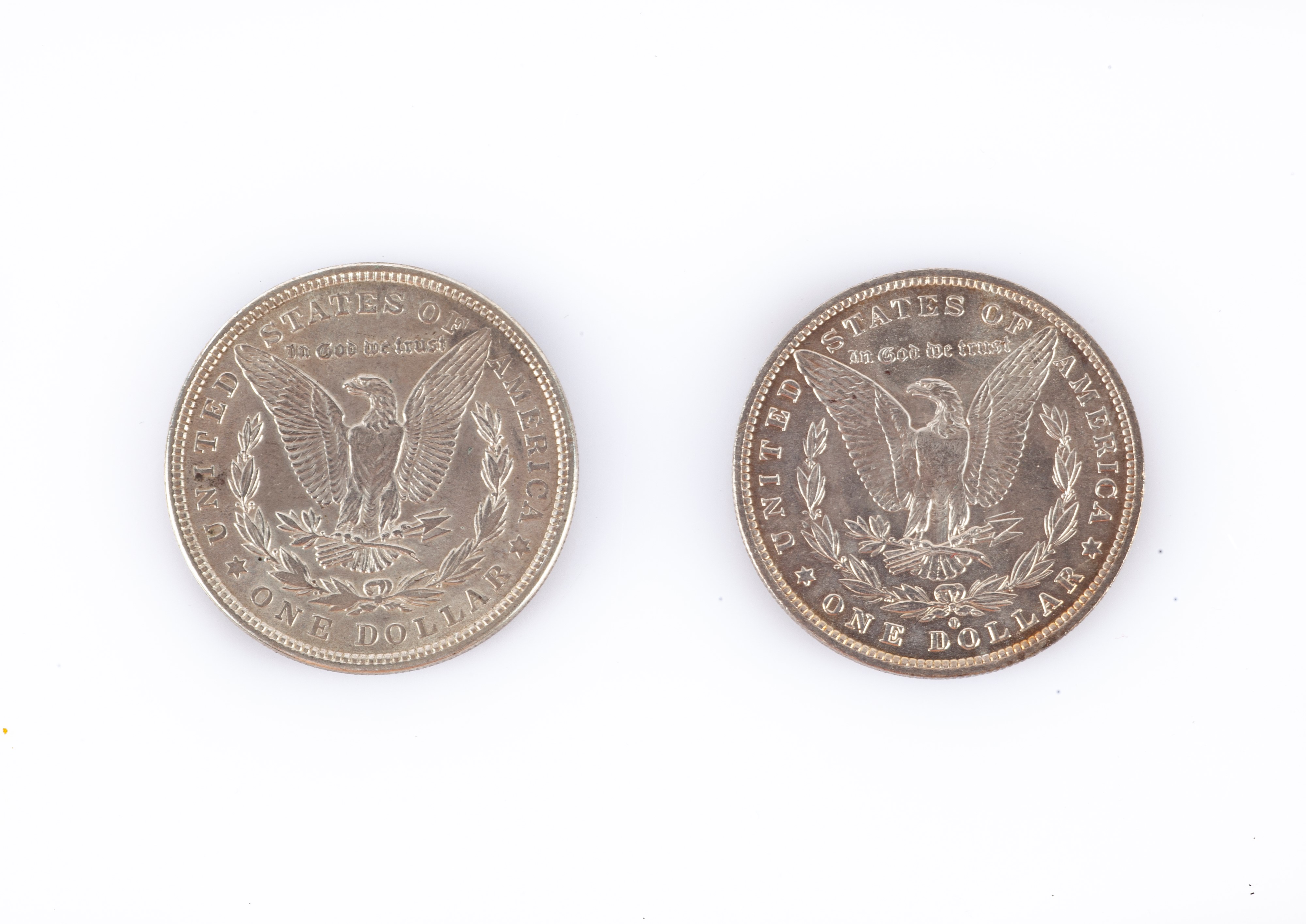 2 Monete da 1 Dollaro Morgan 1883 o e 1921 - Usa