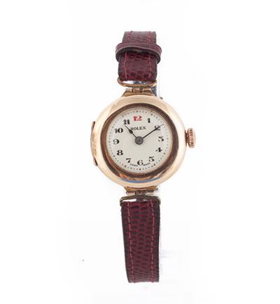 Rolex - Orologio da Polso da Donna a Carica Meccanica. Cassa in Oro Giallo 375/000 Firmata Dennis...