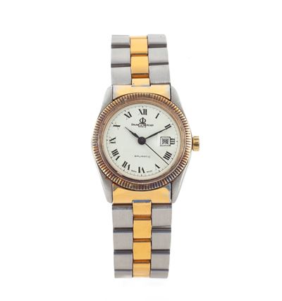 Baume & Mercier Baumatic 1185.3 - Orologio da Polso Automatico da Donna in Acciaio ed Acciaio Dor...