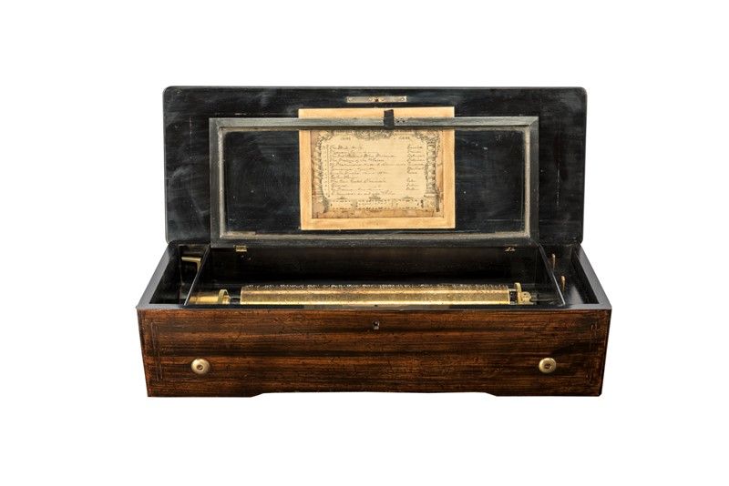 Scatola Carillon, Attribuita alla Produzione di Nicole FrÈres, Ginevra Circa 1860