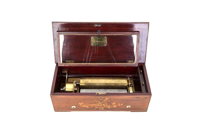 Scatola Carillon "overture", Attribuita alla Produzione di Nicole FrÈres, Ginevra Circa 1860...