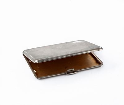 Portasigarette in Argento Birmingham 1947, Argentieri E. J. Trevitt & Sons