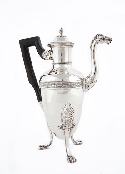 Caffettiera, Parigi 1809 - 1819, Argentiere Jean Pierre Bibron