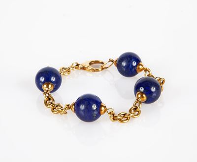 Bracciale in Oro e Lapislazzuli