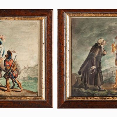 A) Don Abbondio Sorpreso da i Bravi di Don Rodrigo B) Don Rodrigo Si Reca al Castello Dell'innomi...