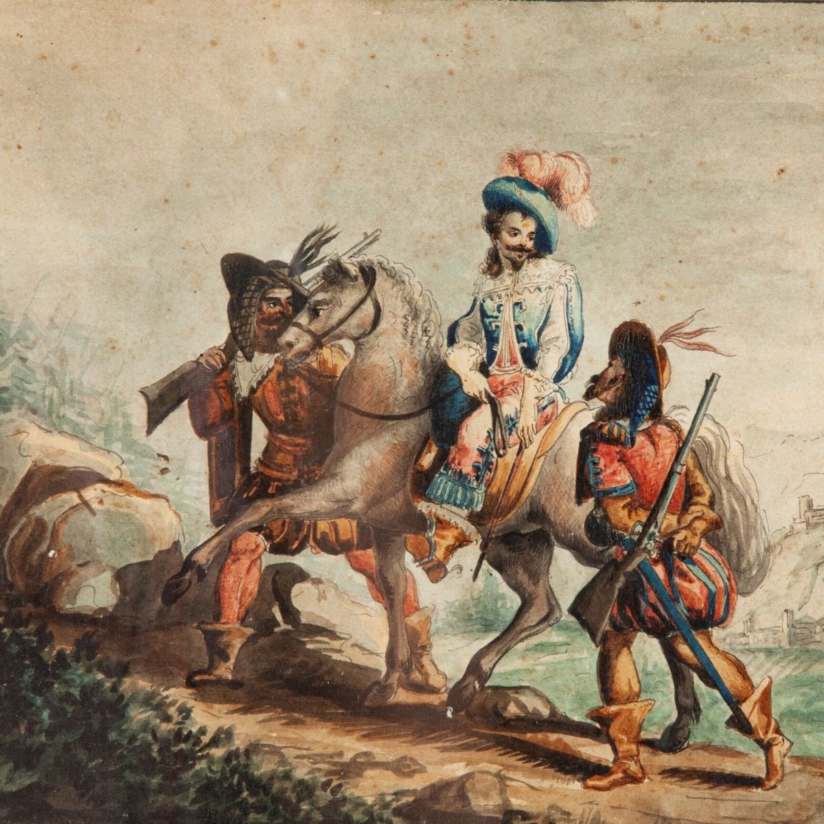 Fabrizio Sevesi - A) Don Abbondio Sorpreso da i Bravi di Don Rodrigo B) Don Rodrigo Si Reca al Ca...