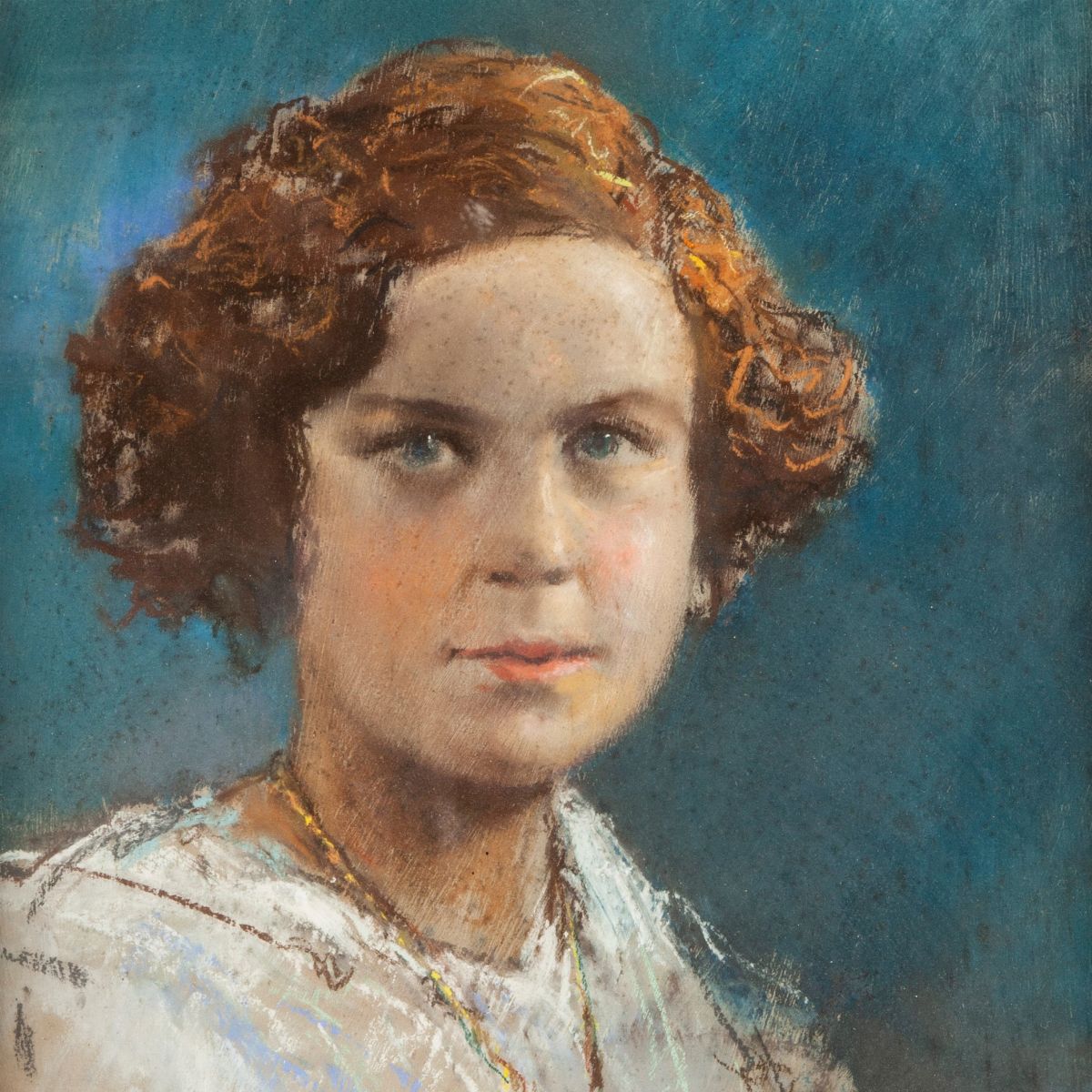 Roberto Carignani - Ritratto di Fanciulla (maria Josè del Belgio)