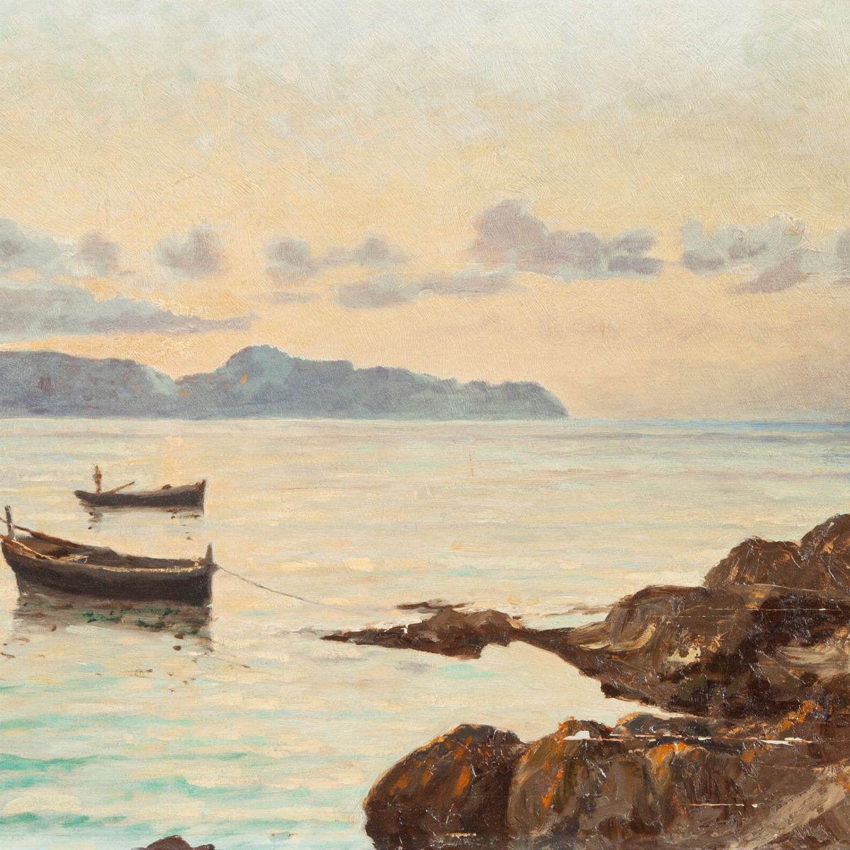 Ugo Catti - A) Paesaggio Siciliano B) Palermo e Monte Pellegrino