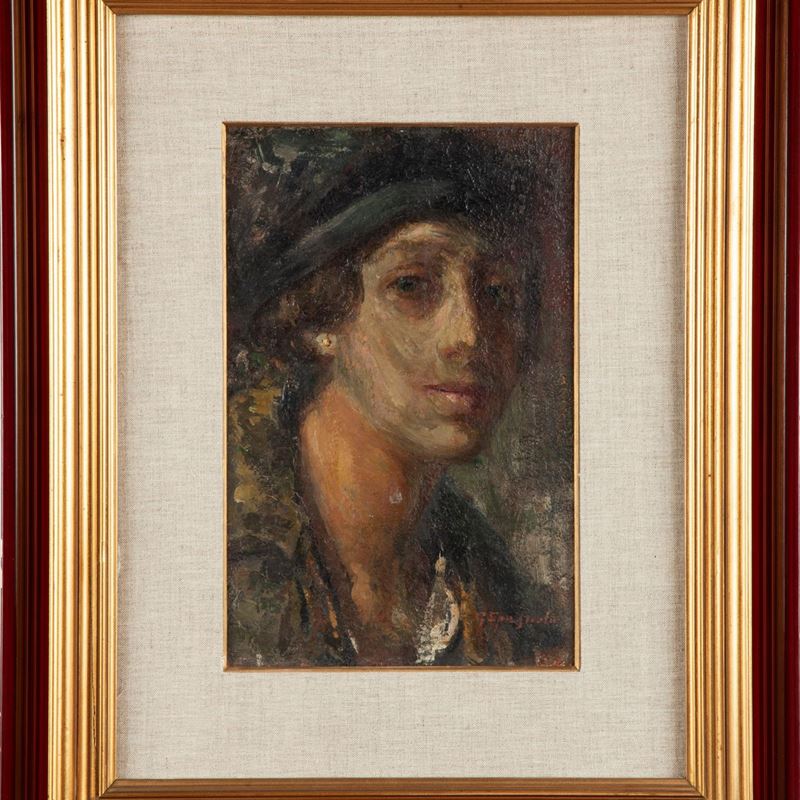 Gaetano Spagnolo - Ritratto di Fanciulla