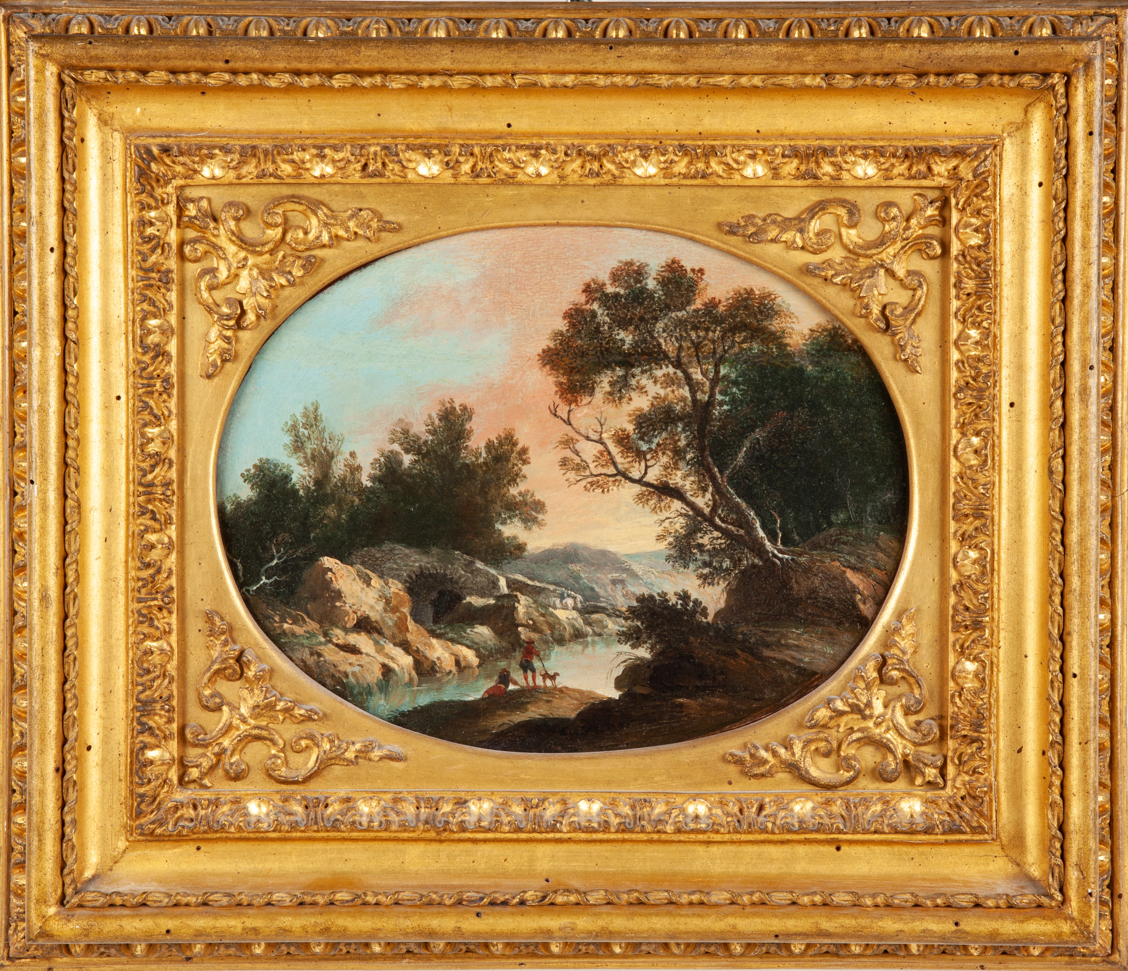 Louis Philippe Crepin - Paesaggi Fluviali Animati da Pescatori