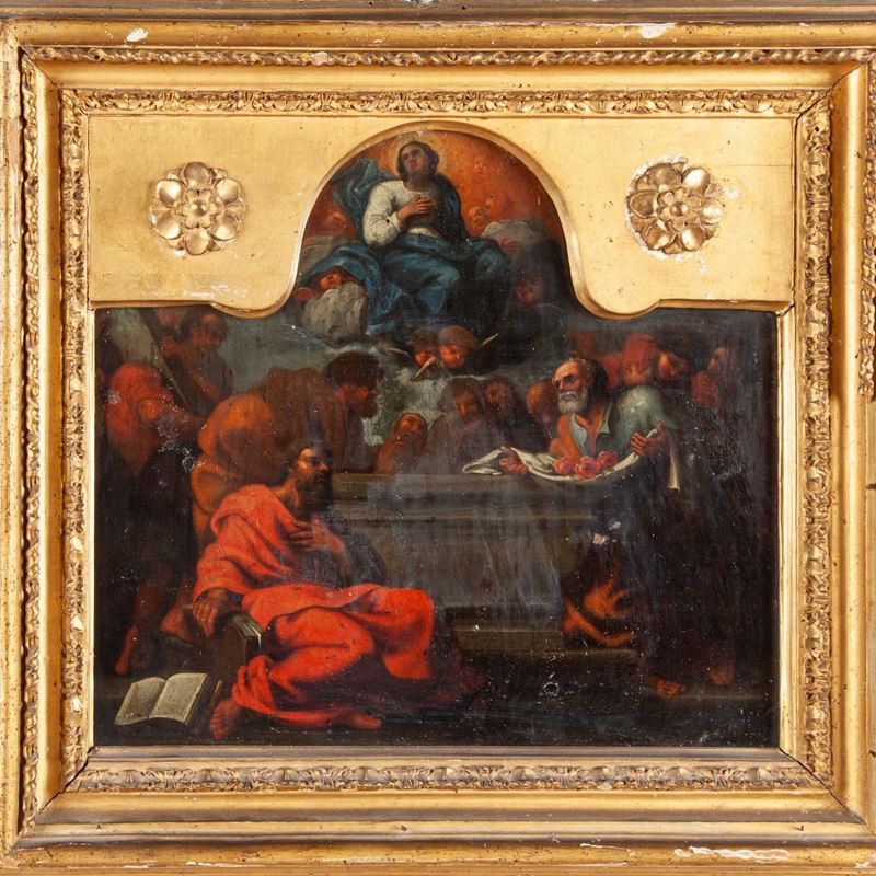 Scuola Romana del XVII Secolo - Assunzione della Vergine