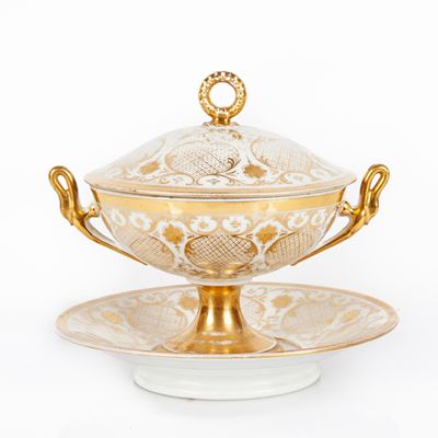 Tazza da Puerpera in Porcellana con Piatto
