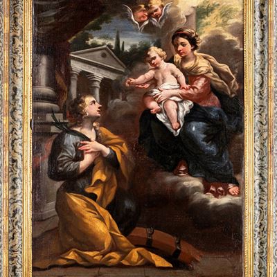 Madonna Col Bambino e Santa Caterina