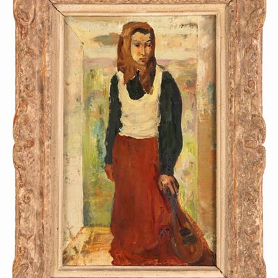 Donna con Mandolino