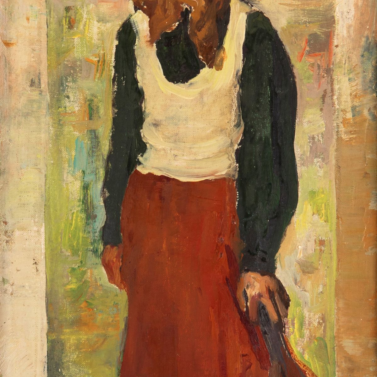 Luigi Corbellini - Donna con Mandolino