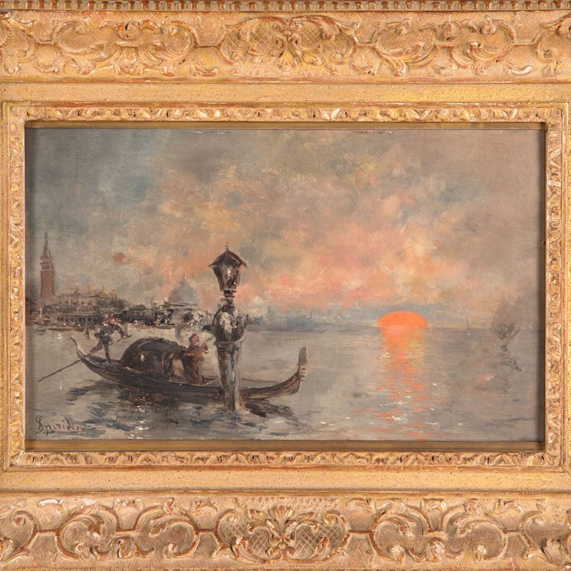 Ignace Spiridon - Tramonto in Laguna