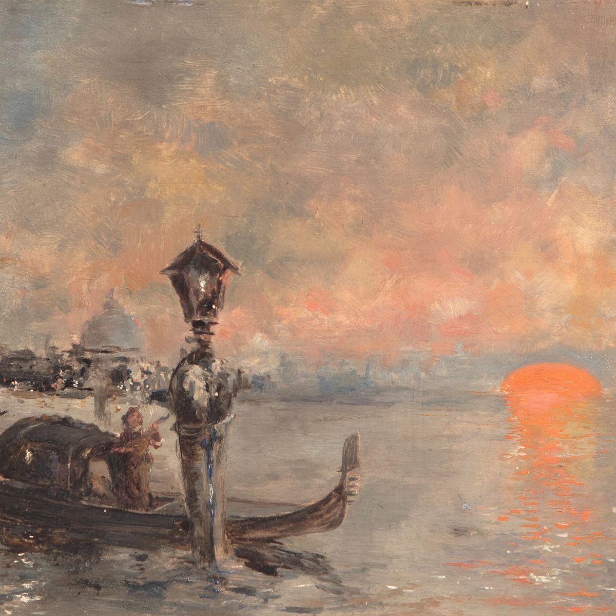 Ignace Spiridon - Tramonto in Laguna